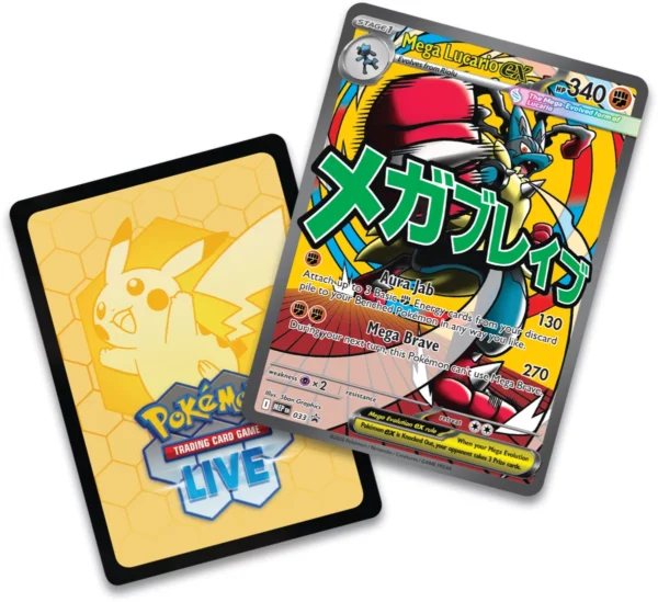 Pokémon Mega Evolution Ascended Heroes Mega Lucario ex Premium Poster Collection