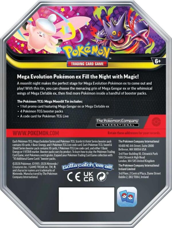 Mega Moonlit Tin (Mega Gengar ex)